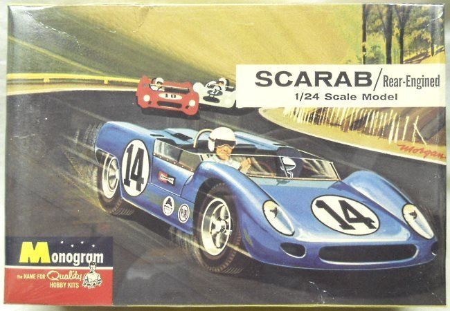 Monogram 1/24 Rear Engine Scarab, PC124 plastic model kit